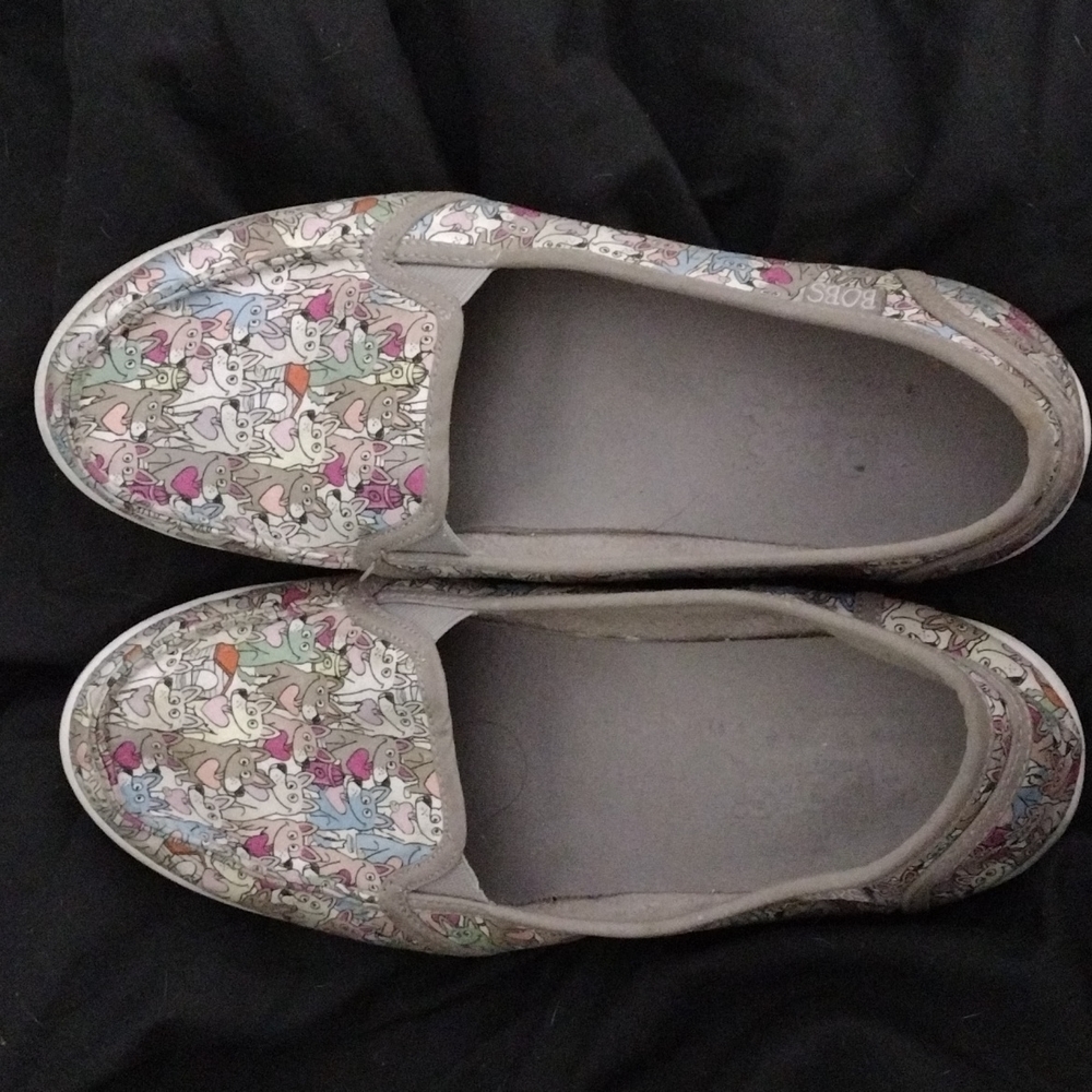 Sketchers (BOBS) Size 10 Grey Slip-ons